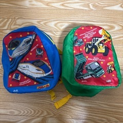 【早期取引希望】子供用　幼児用　お揃い　リュック　プラレール　２...