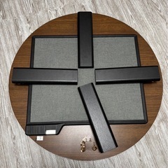 訳あり　こたつ　お洒落な丸テーブル　こたつ　布団セット　折りたたみ式の画像