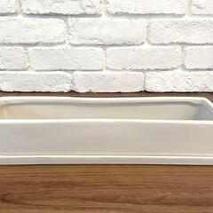 美品 ワイドプランター (サイズ：約37cm x 7.5cm x 7.5cm)の画像