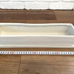 美品 ワイドプランター (サイズ：約37cm x 7.5cm x 7.5cm)の画像