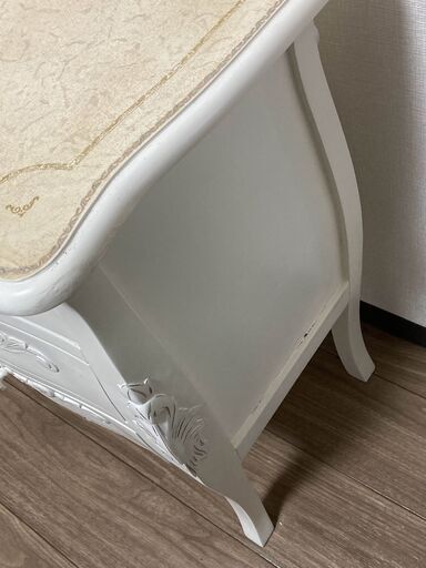 白い姫家具 ベッドサイドテーブル