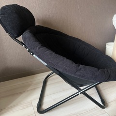 2月28日まで！美品★ふかふかな折りたたみチェアの画像