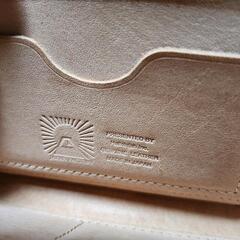 長財布 革 ハンドメイド の画像