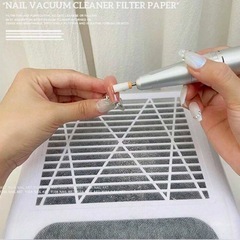 【新品未開封】ネイルマシンフィルター　ホワイト100枚の画像