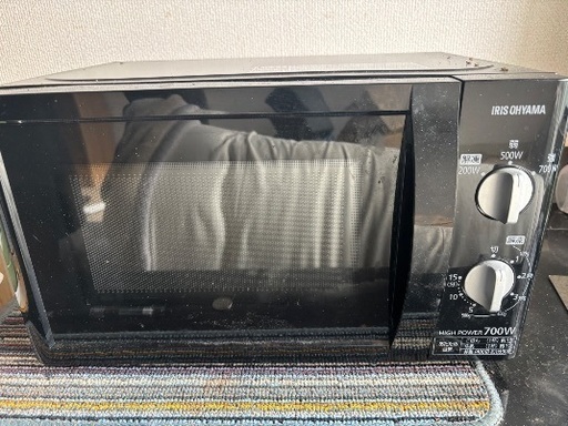 電子レンジ　黒