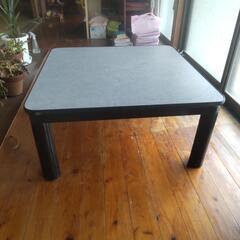 中古　コタツ　黒　コード無しの画像