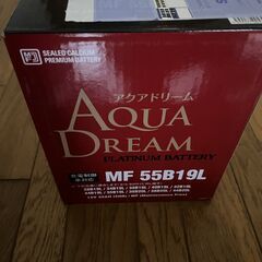新品未開封・カーバッテリー　アクアドリーム  MF 55B19Lの画像