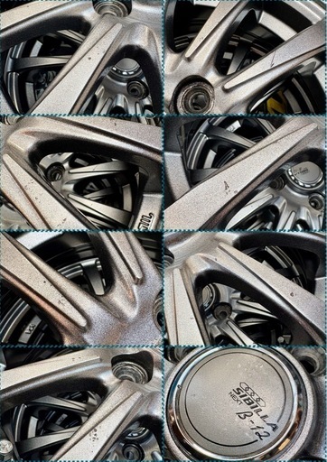 「商談中」⑮ 155/65R14 新品冬用タイヤ4本と中古ホイールとナット付き