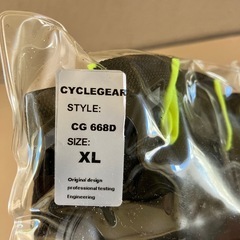 【未使用】　ロードバイク用ハーフフィンガーグローブ　２の画像