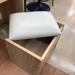 💄コンパクトサイズ💄椅子付コンパクトドレッサー ミラー 化粧台 鏡台 おしゃれ家具💄1551の画像