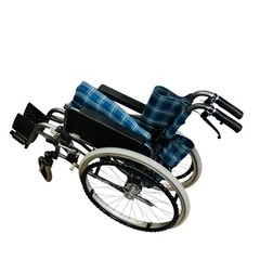 車椅子 自走式 介護 高齢者 手押し 一人用【ジ 0201-03】の画像