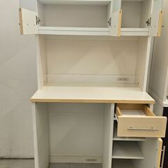 システムキッチンボード　アイボリー　幅(W)900mm × 奥行(D)523mm × 高さ(H)1800mm　【ジャングルジャングル堺初芝店】　堺市（東区　西区　北区　南区　堺区　美原区）高石市　泉大津市　忠岡町　和泉市　松原市　大阪狭山市の画像