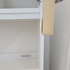 システムキッチンボード　アイボリー　幅(W)900mm × 奥行(D)523mm × 高さ(H)1800mm　【ジャングルジャングル堺初芝店】　堺市（東区　西区　北区　南区　堺区　美原区）高石市　泉大津市　忠岡町　和泉市　松原市　大阪狭山市の画像