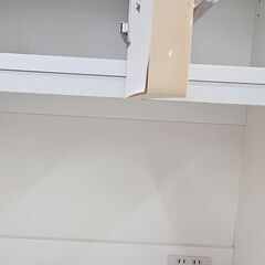 システムキッチンボード　アイボリー　幅(W)900mm × 奥行(D)523mm × 高さ(H)1800mm　【ジャングルジャングル堺初芝店】　堺市（東区　西区　北区　南区　堺区　美原区）高石市　泉大津市　忠岡町　和泉市　松原市　大阪狭山市の画像