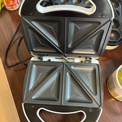 たこ焼きメーカーとホットサンドメーカー
