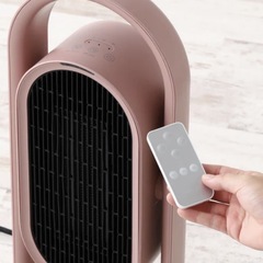 【未使用品‼️】定価11,250円♪ Francfranc フランフラン ロッコ3Dファンヒーター 温風/送風 サーキュレーター 暖房器具 リモコン付き♪の画像