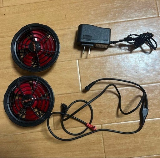 COVELL 空調服用冷却ファンセット 21V
