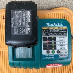 マキタ　18VバッテリーBL1830 充電器DC18RAT