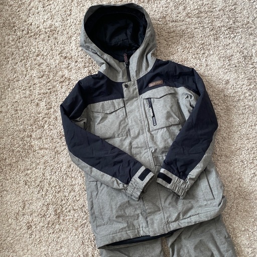 BURTON スキー　ボード　ウェア　グレー\u0026ブラック