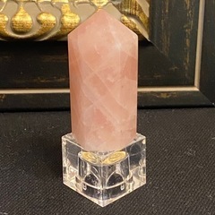 ローズクォーツ　六角柱🔮