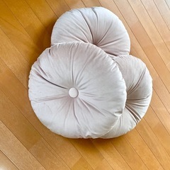 IKEA　おしゃれクッション3個セット, ライトピンク, 40 cm