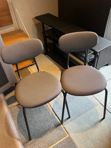 IKEA - イケア - OSTANO - オスタノ - チェア  ダークグレー 76x45 cm (005.453.60)