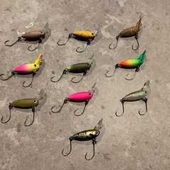 エリアトラウト　管釣り　クランク　53点セット エリアトラウト 管釣り クランク 53点セット エリアトラウト 管