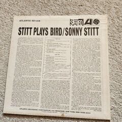 ソニー・スティット LPレコードの画像