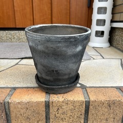 モスポット7号 グレー 
植木鉢 の画像
