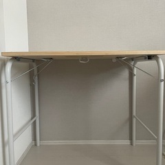 取引中 机と椅子 セット 無印良品 折りたたみ式
