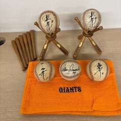 サインボール ジャイアンツ 原 中畑 吉村 クロマティ