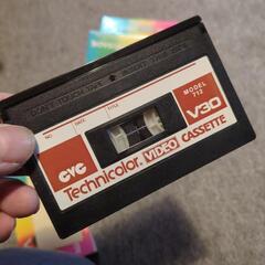 CVCビデオカセットテープ4本での画像