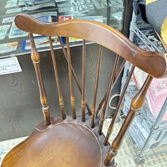 【残り2点】飛騨産業 ウィンザーチェア ダイニングチェア キツツキ 木製 レトロ アンティークの画像