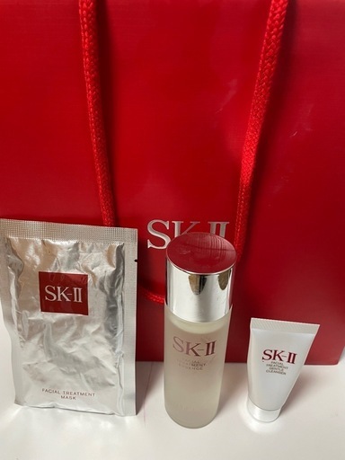 SK II化粧水、パック、洗顔料