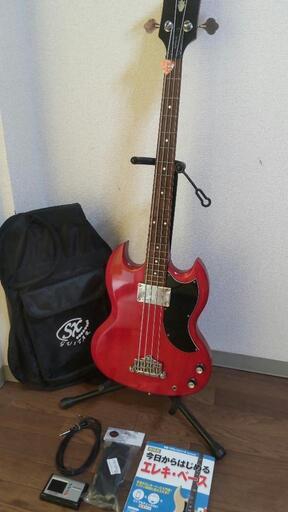 新品弦\u0026付属品多数!!エピフォンSGベース♪