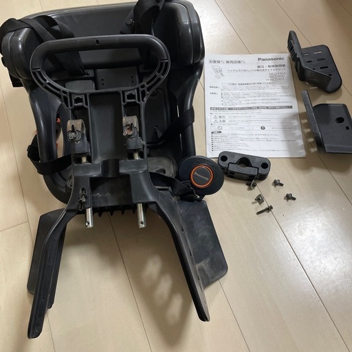 自転車　\nヘッドレスト付きハンドル取付式チャイルドシート Panasonic NCD336A(品番)