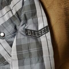 DIESEL ディーゼル チェック ダウンジャケットの画像