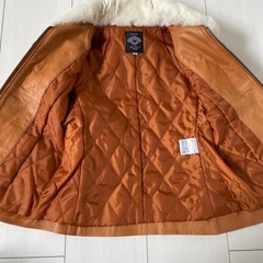✨値下げ✨🧥mikihouse 🐑羊革サイズ　 100✨未使用美品✨の画像