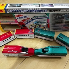 プラレール　こまちとはやぶさ