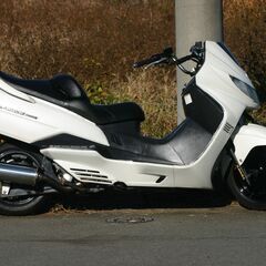 埼玉発116-7385Km】自賠責保険付 2000年 SUZUKIスカイウェイブ250 TYPE-S CJ42A 状態良好ベンツテールの画像