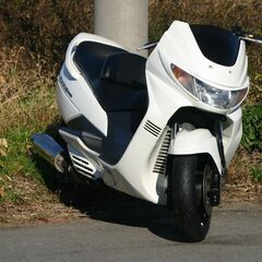 埼玉発116-7385Km】自賠責保険付 2000年 SUZUKIスカイウェイブ250 TYPE-S CJ42A 状態良好ベンツテールの画像
