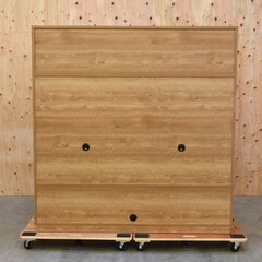 ≪zyt1857ジ≫ 美品 unico/ウニコ ADDAY/アディ AVミドルボード 壁掛けタイプ W1600 幅160cm 高さ165cm ② テレビ台/TVボード/大型/壁面収納/中古家具/宮城県仙台市 70112-02