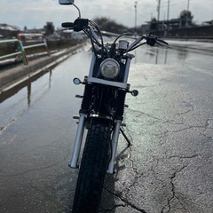 実働 TW225 セル付き!! YAMAHA DG09J カスタム車両 ロンスイ SuperTrapマフラー パワフィル 機関良好!! ★全国陸送手配可能★の画像