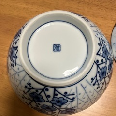 梅柄の深皿３皿　D-3の画像