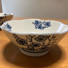 梅柄の深皿３皿　D-3の画像