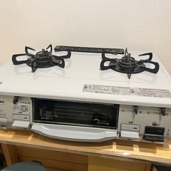 パロマ都市ガス用二口コンロの画像