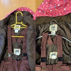 子供　スキーウェア　ブーツ　グローブの画像