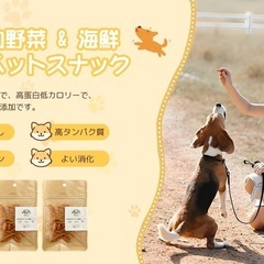 国産鳥＆サーモン＆野菜ニンジン]ミックスジャーキー 国産無添加の画像