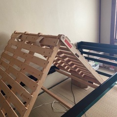 ニトリ　ベッドフレームの画像