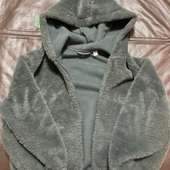 【値下げ】GU フェイクファージャケット　130 上着　ジャンパーの画像